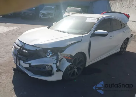 2020 Honda Civic Sport z USA, uszkodzony, nr VIN 2HGFC2F84LH505762